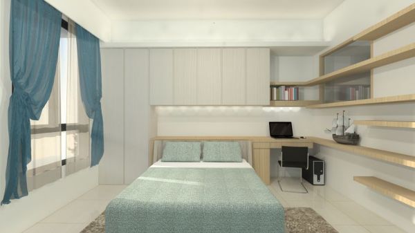 北欧卧室床头柜设计
