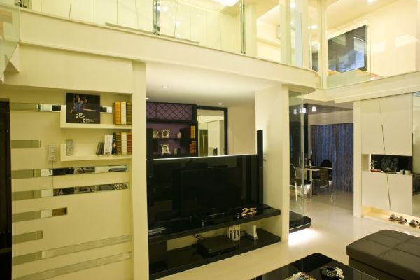简约现代风格室内设计电视背景墙效果图
