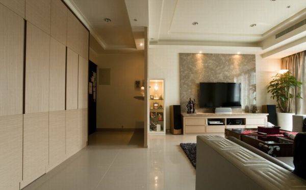120平米现代三居室装饰设计图片