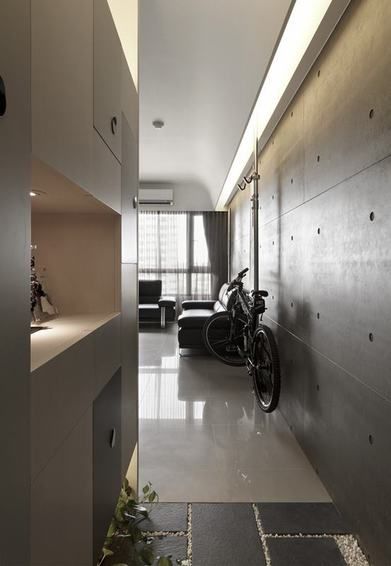 现代简约风格公寓过道室内设计图片