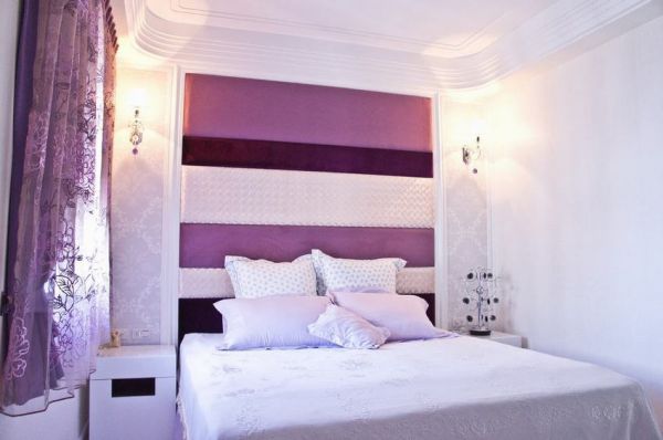 新古典浪漫卧室床头背景墙