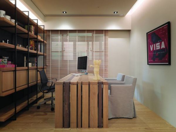 2015现代风格书房装修图片