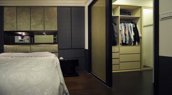 现代卧室隔断设计