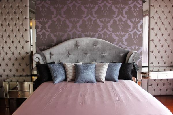 古典欧式风格卧室床头背景墙图