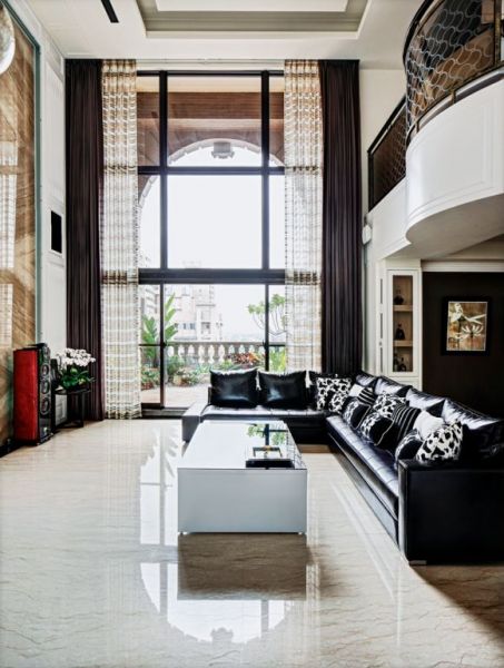 现代家装设计客厅效果图2015