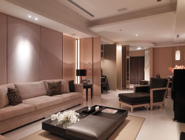 现代美式家装设计客厅图欣赏
