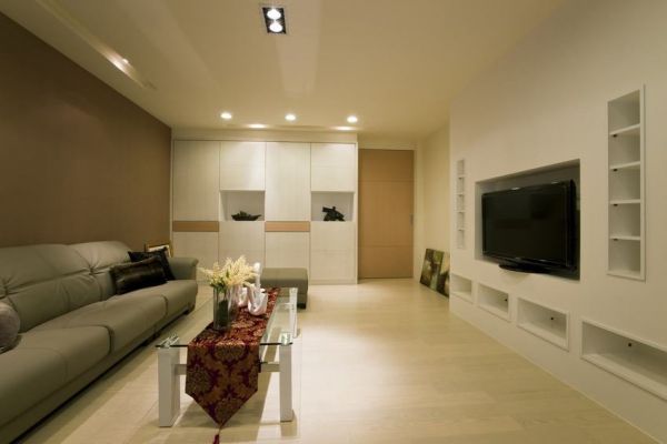 日式简洁客厅装修案例