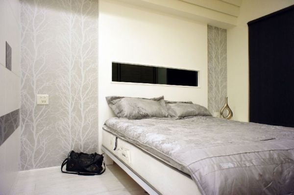 现代日式装饰卧室图