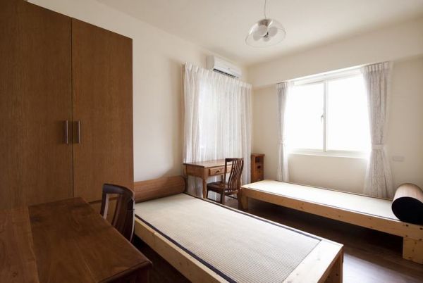 日式风格一居卧室装修图片