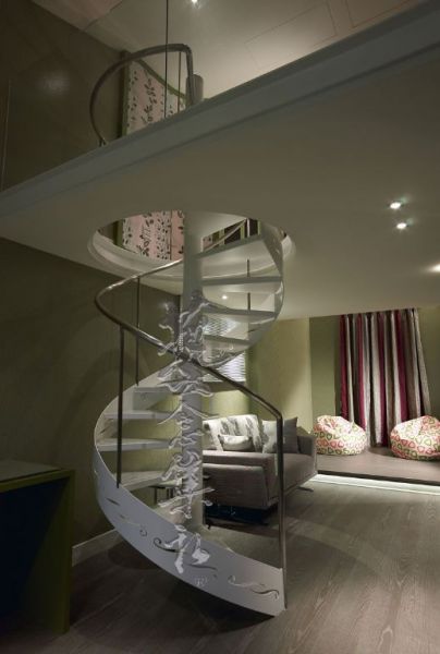 现代风格楼梯效果图