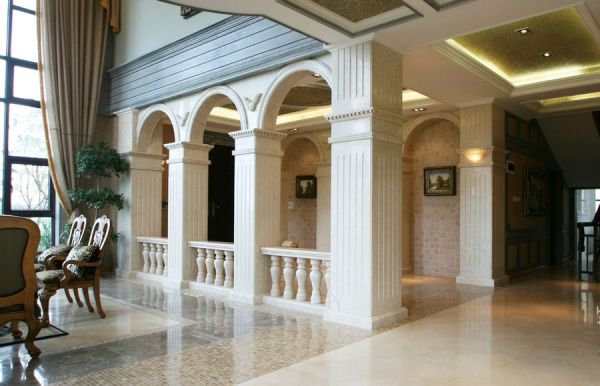 豪华古典欧式玄关整体设计展示