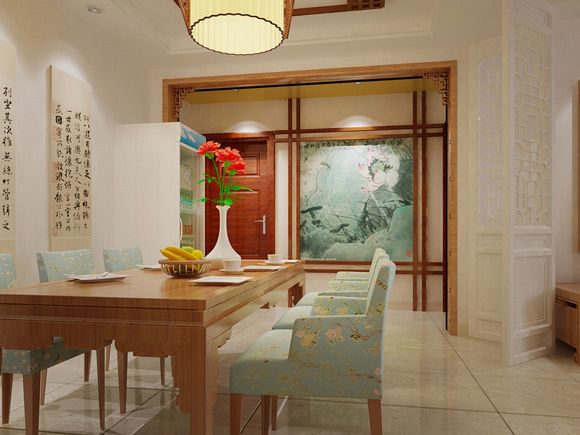 暖色调的现代简约三房，设计师按照其要求完成现代简约风格的装修设计。客厅的墙壁使用了浅黄色，实木色的家居给人亲切的温馨感，一些细节的点缀也非常精心。