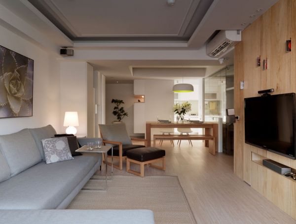 现代日式两居室欣赏2015