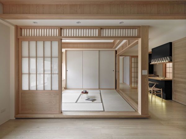 日式两居室房间设计效果图