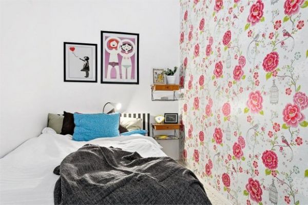 简单北欧风格公寓卧室设计效果图