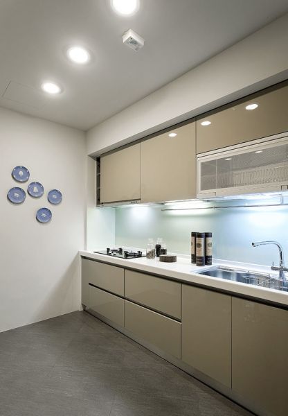 简约风格公寓厨房家装设计效果图