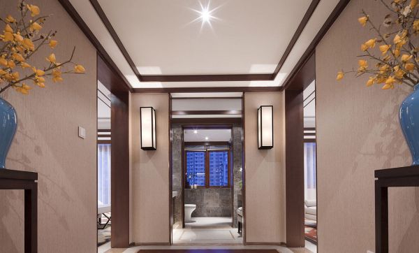 中式风格家居卫生间室内设计效果图