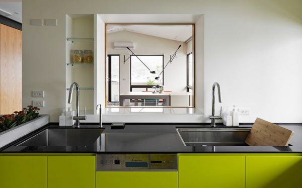 现代简约复式室内厨房家居设计效果图