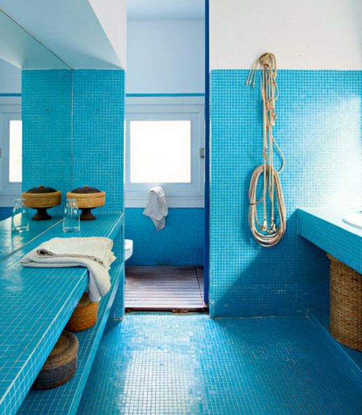 海洋元素浴室装修 感受清凉一夏