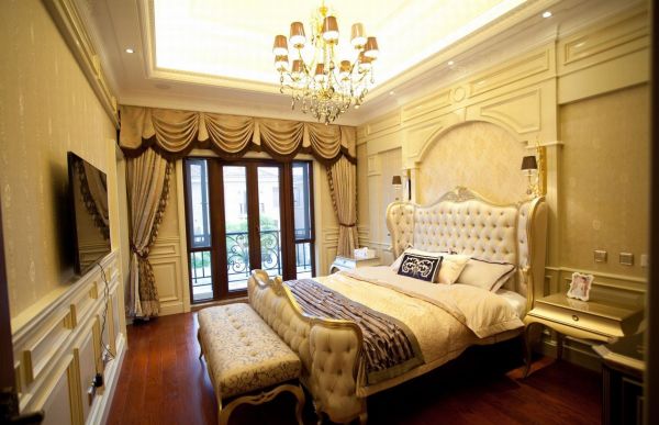 欧式古典时尚卧室效果图