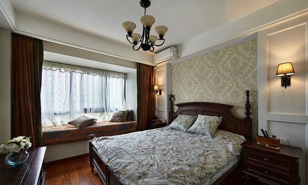 美式卧室家装设计效果图