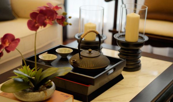 中式现代茶具装饰效果图片
