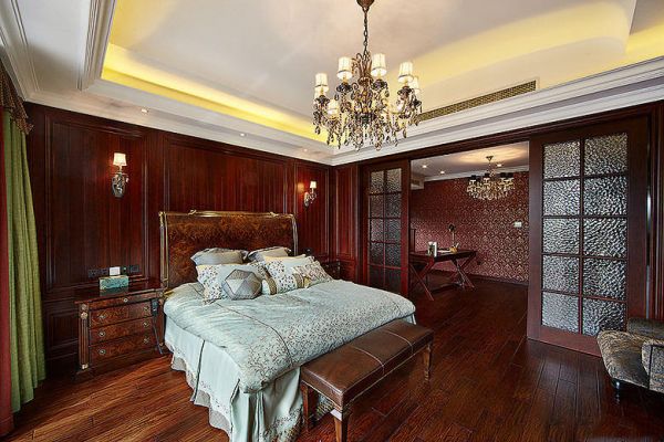 豪华古典美式卧室装修
