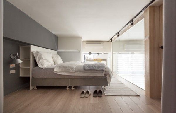 现代简约复式卧室效果图
