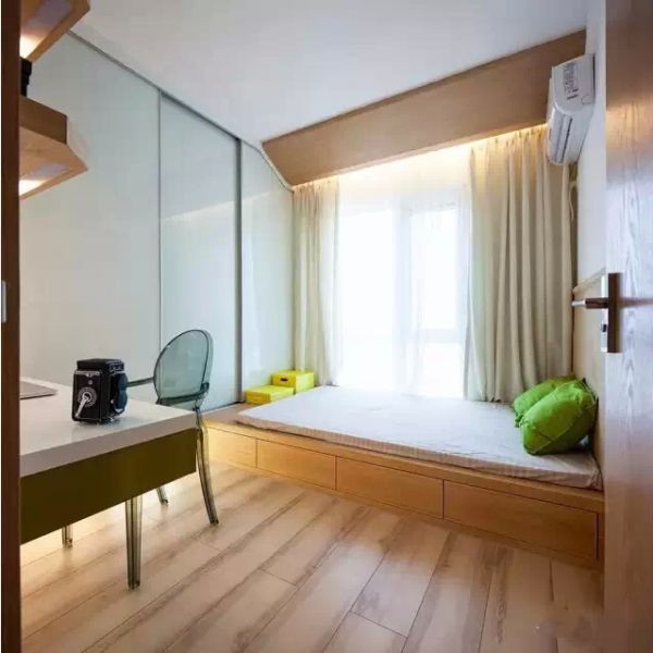 现代小清新卧室设计