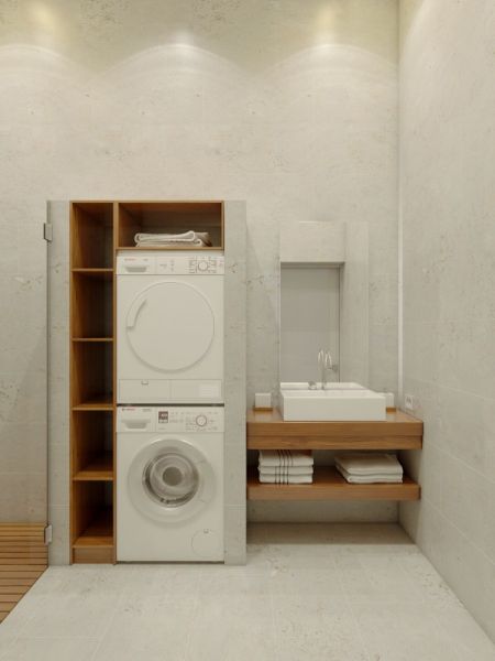 极简风格高层公寓卫生间设计