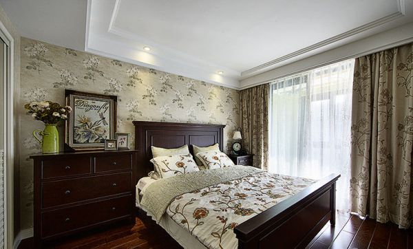 古典简欧卧室装饰效果图片
