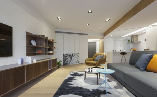 台湾现代简约风格一居室设计
