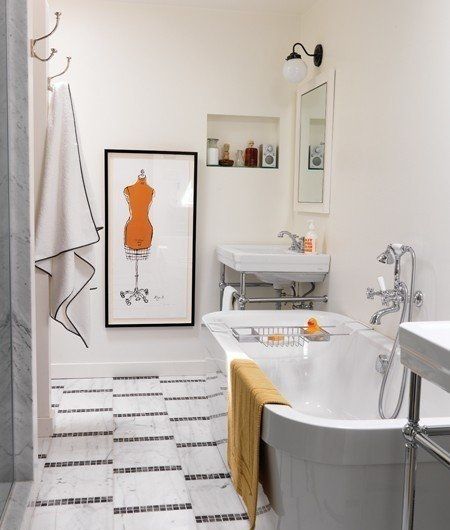 法式公寓简洁时尚浴室设计