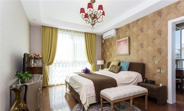 典雅美式卧室室内装饰效果图