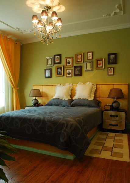 北美风格别墅卧室室内效果图片
