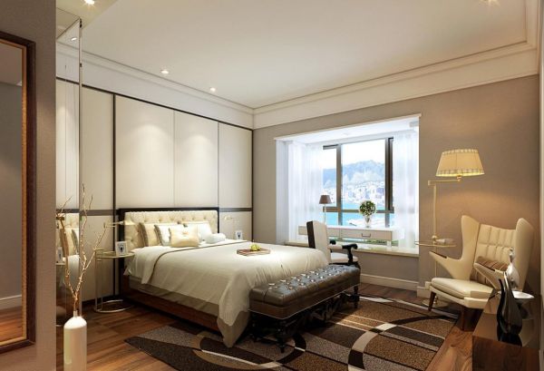 欧式现代卧室装修设计效果图片