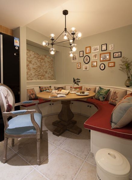 美式现代家居餐厅室内设计图片