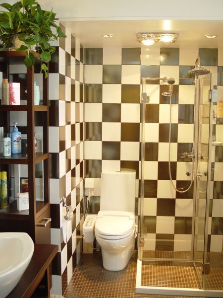 欧式现代马赛克装饰卫生间图片