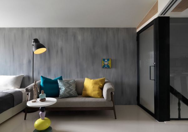 50平现代公寓室内设计图片