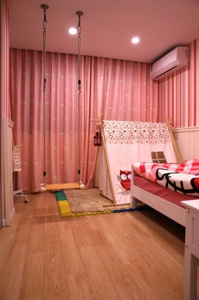 粉色宜家儿童房设计