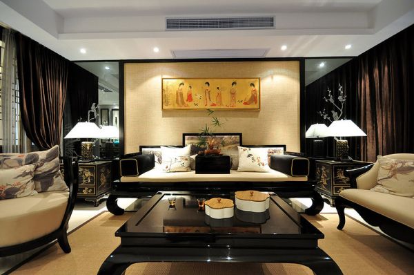 中式古典客厅装饰设计