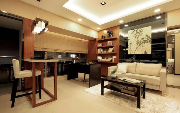 现代时尚日式客厅设计