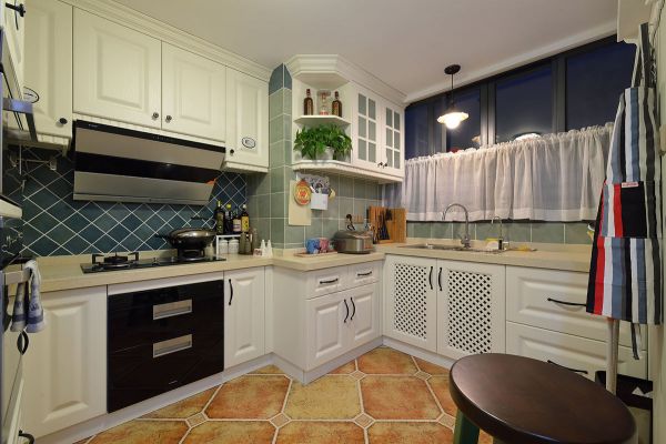 美式室内厨房装饰效果图片