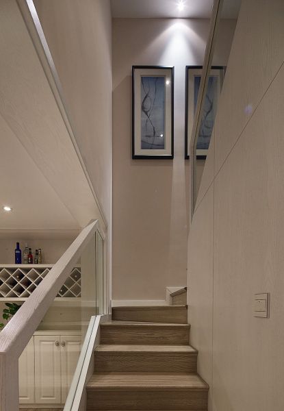 现代简约装饰复式楼梯图片