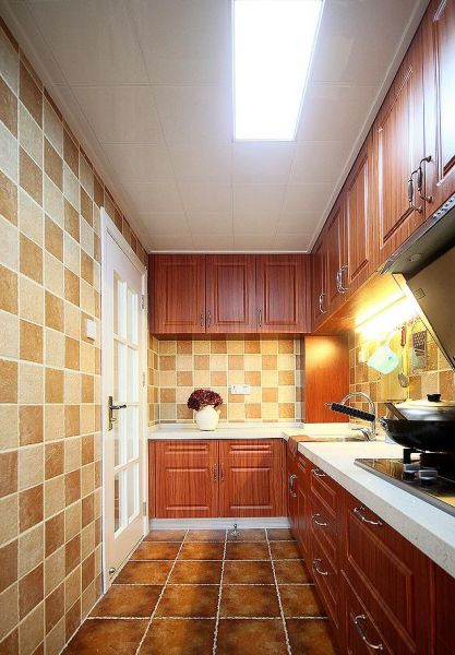 地中海风格室内厨房装饰效果图