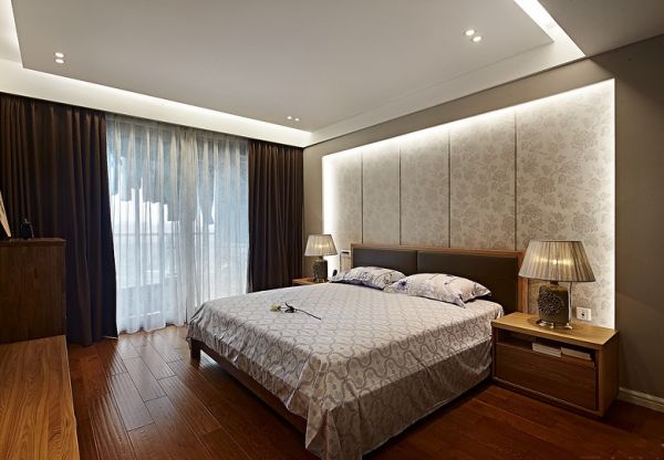 素雅原木风现代卧室设计