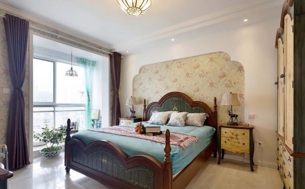 古典地中海风格卧室装修设计效果图