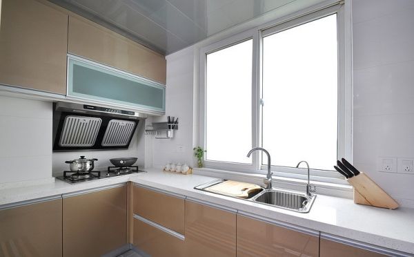 现代简约风格设计厨房效果图