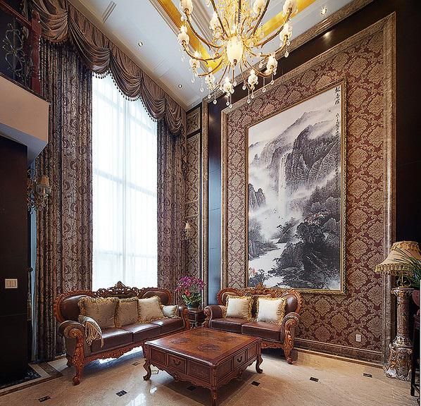 大气古典欧式客厅装饰装潢