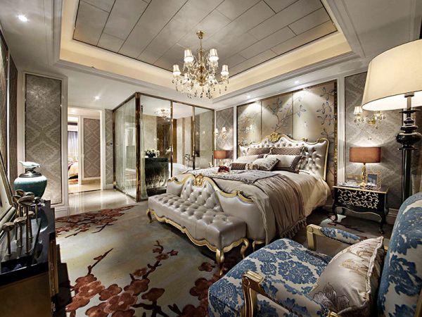 奢华精致欧式卧室装饰设计